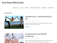Tablet Screenshot of onestopwebguide.com